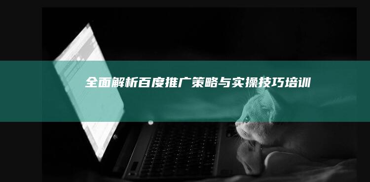 全面解析：百度推广策略与实操技巧培训